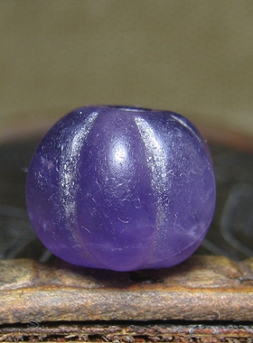 老紫水晶瓜珠14×12.5mm