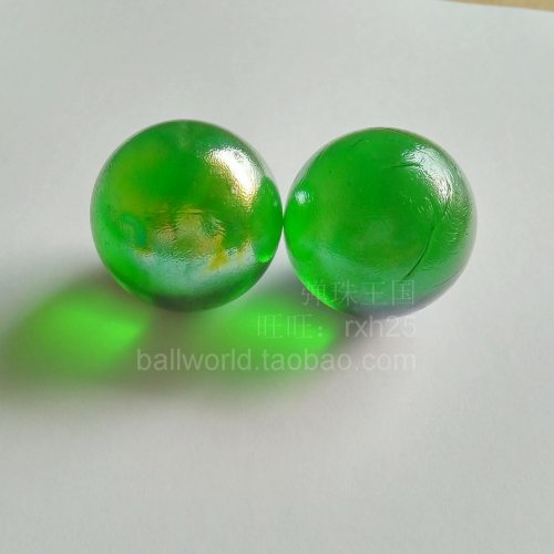 玻璃珠弹珠35mm玻璃球花瓶鱼缸装饰球老人练手球玩具玻子多色 - 图3