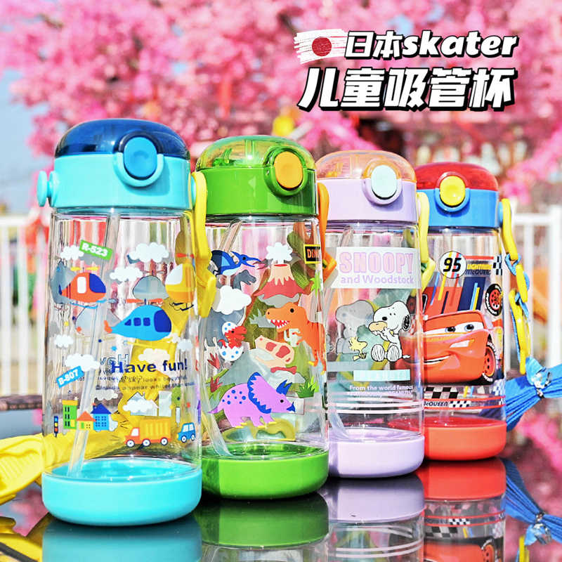 Skater Skater water bottle clear bottle with straw Toy Story 20 Disney  480ml PDSH5 