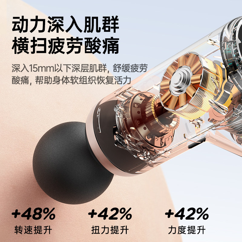 康佳迷你筋膜枪mini小型肌肉按摩器男女生用电动颈膜抢放松肌膜仪,淘宝优惠券,粉丝福利购,淘宝优惠卷
