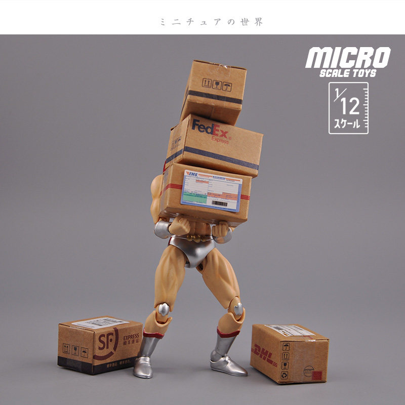 Dollhouse娃娃屋模型 1/12分食玩场景配件 水果纸箱纸盒子模型,淘宝优惠券,粉丝福利购,淘宝优惠卷