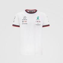 clear cabin] F1 Mercedes AMG fleet of 2021 T-shirts short sleeve round collar racing clothes Mens black white work clothes