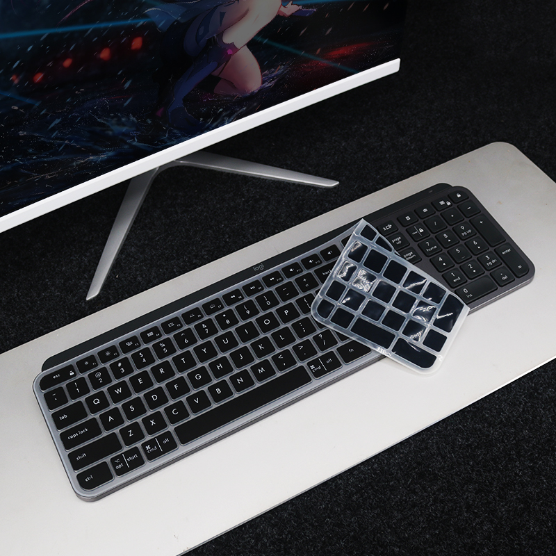 升派键盘膜适合罗.技Logitech Craft键盘膜MX KEYS S透明硅胶无线保护膜防尘罩全覆盖防尘防水套罩子