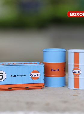 Gulf海湾石油仿真微缩模型桌搭