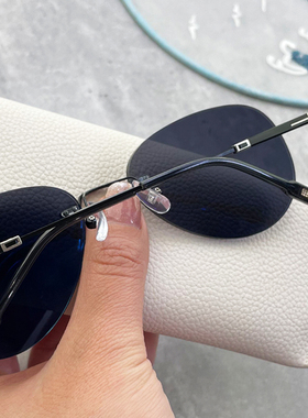 无框超轻近视太阳镜开车防紫外线