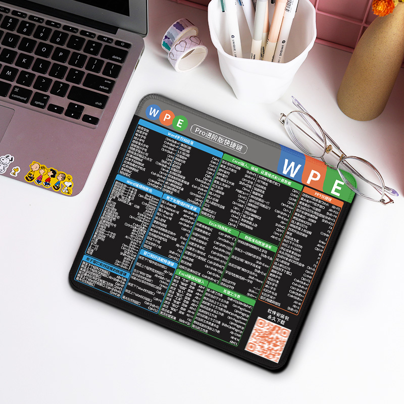 FPS鼠标垫小号快捷键办公软件ps cad  cdr ai c4d锁边CSGO桌垫 - 图2