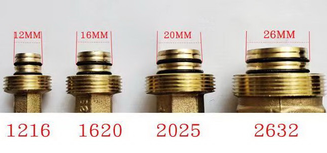 太阳能铝塑管4分6分1寸1216/1620/2025转接头专用卡圈O型密封胶圈 - 图0