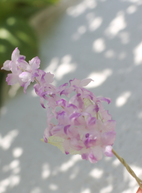 八仙花|黑喵喵原创紫色绣球真丝烫花发饰造花古风汉服头饰配饰