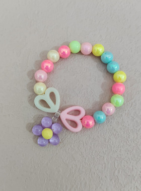 儿童新款手链卡通可爱公主饰品手工手链手串宝宝女童可爱礼物