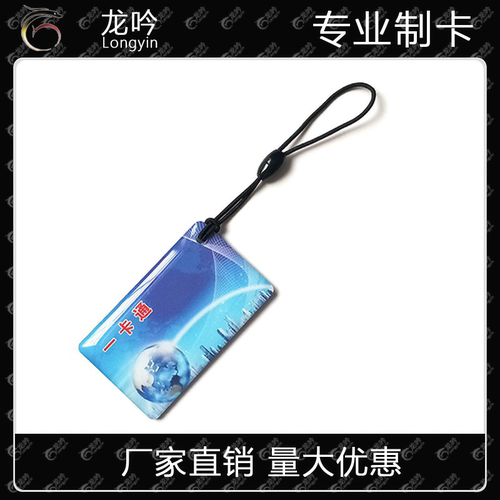 CPU卡滴胶卡SAK28 SAK20 M1+CPU电梯卡防复制FM1208-10定制钥匙扣 - 图2