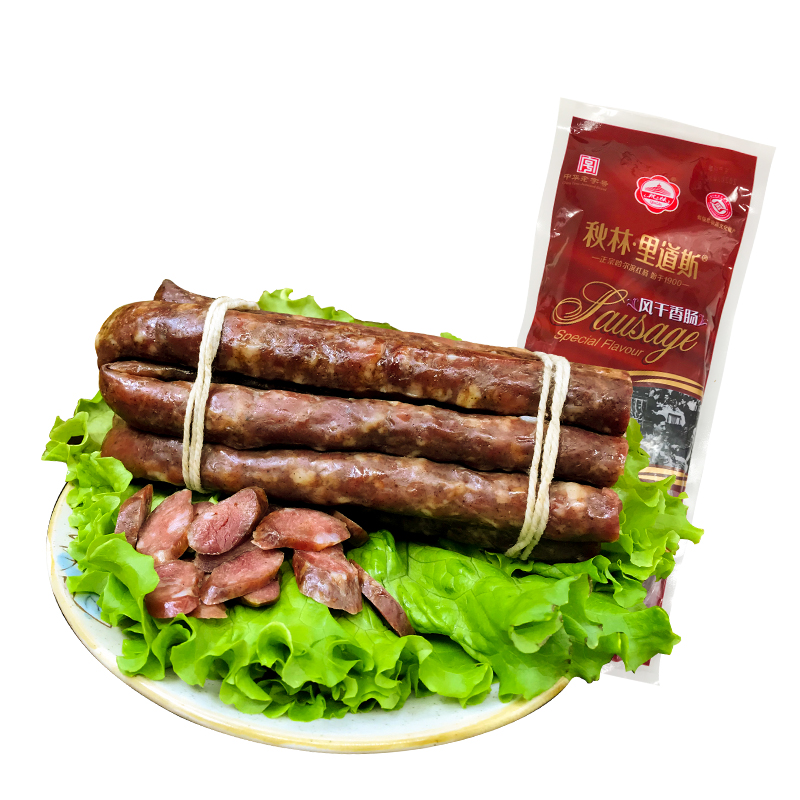 秋林里道斯干肠即食250g袋哈尔滨风干肠秋林干肠腊肠正宗东北特产