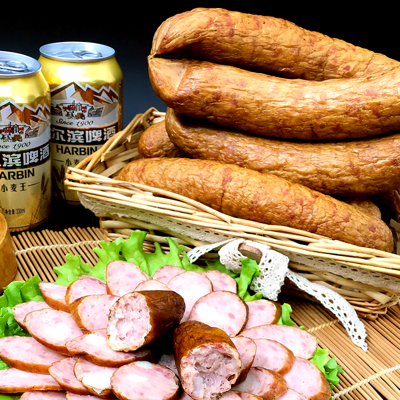 秋林里道斯红肠110g*5正宗哈尔滨红肠东北特产儿童肠即食蒜香香肠