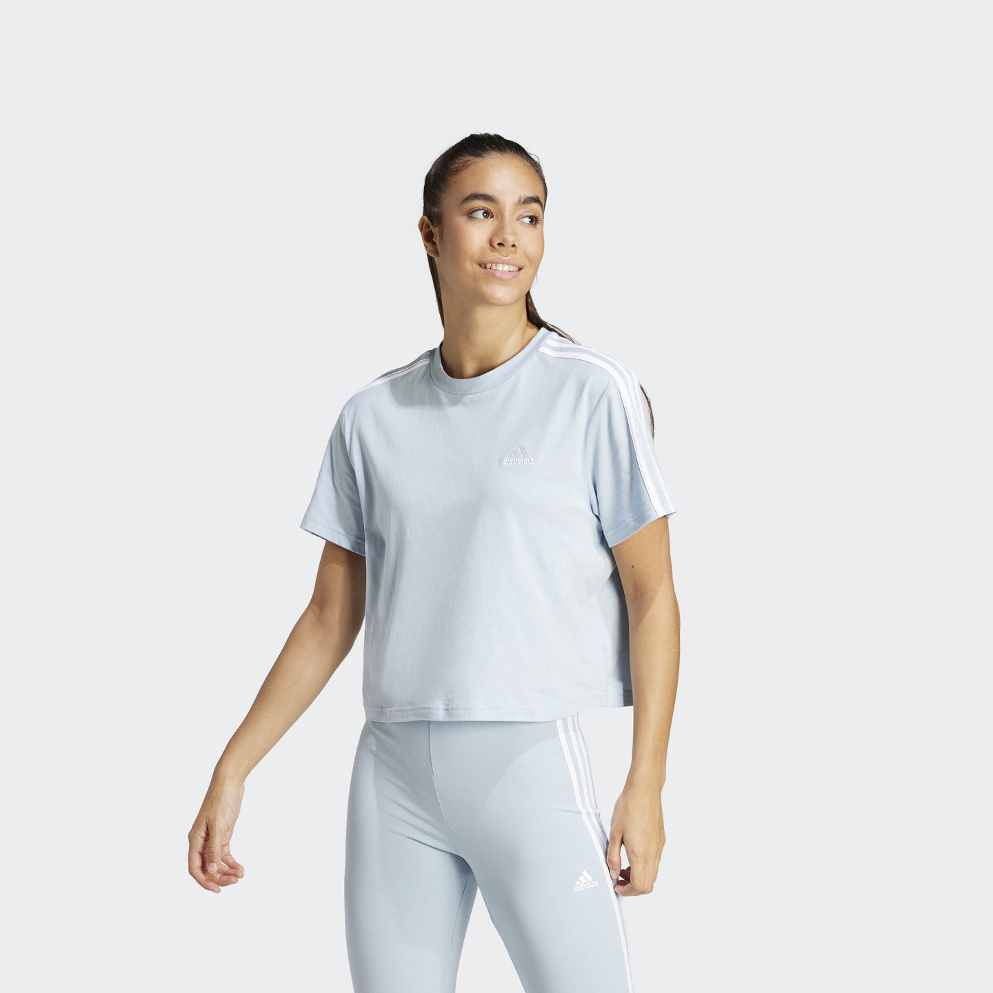 基础款宽松短款休闲圆领短袖T恤女装adidas阿迪达斯官方轻运动,淘宝优惠券,粉丝福利购,淘宝优惠卷