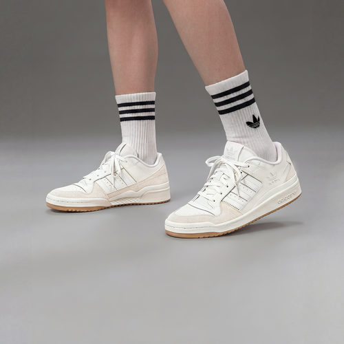 FORUM LOW CL休闲低帮篮球风板鞋小白鞋男女adidas阿迪达斯三叶草 - 图0