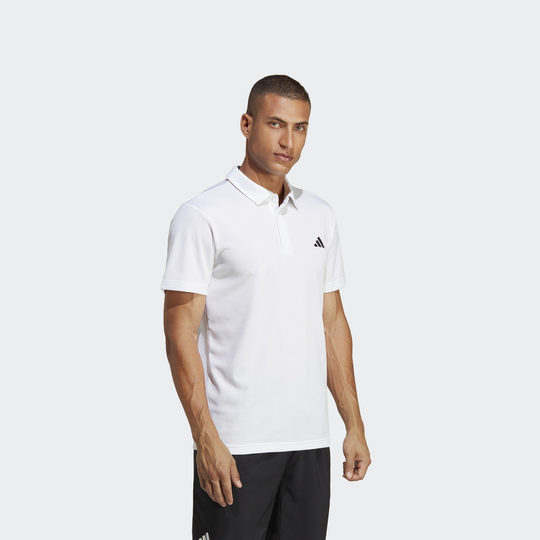 Adidas men's quick-drying tennis short-sleeved POLO shirt