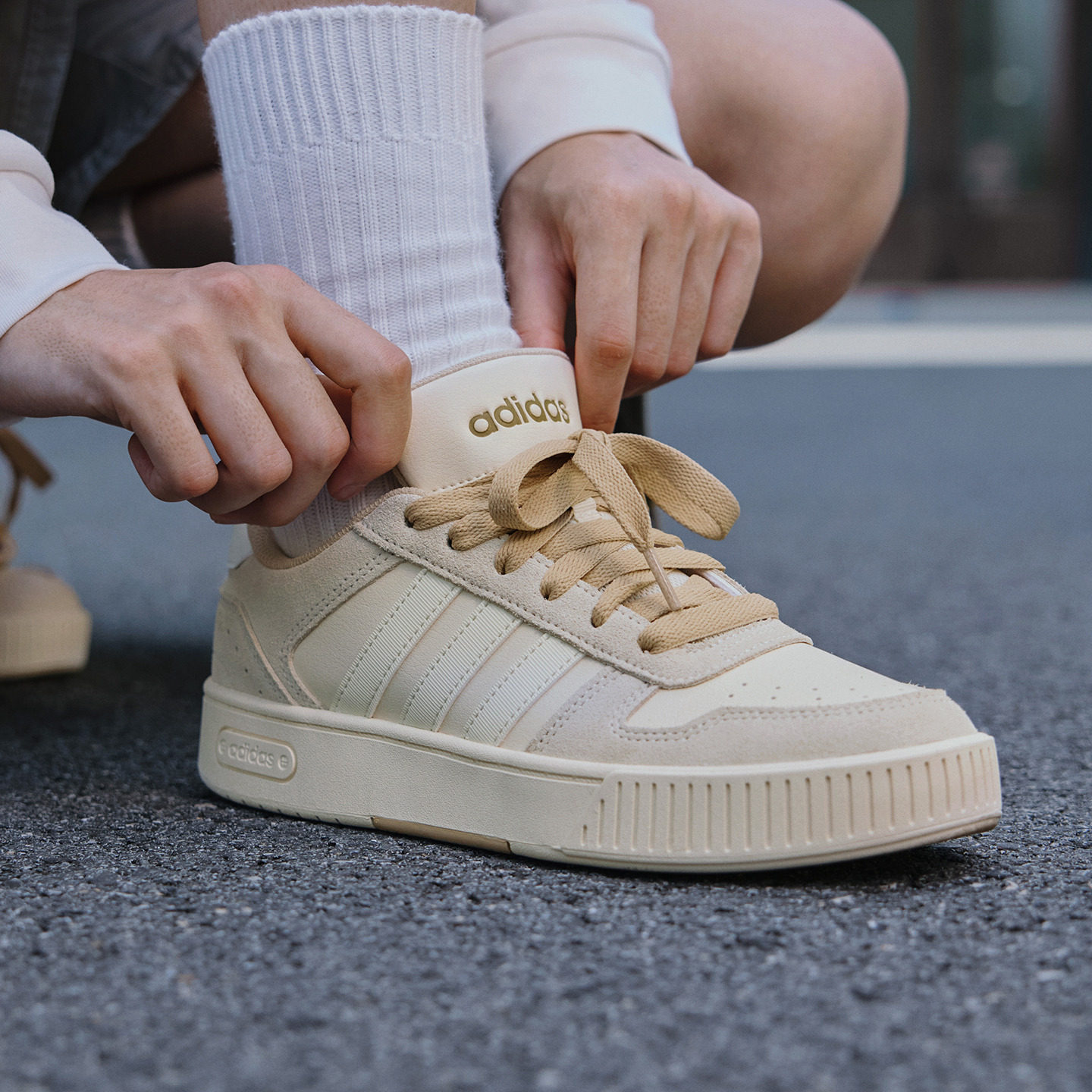 小锯齿 D-PAD CLASSIC美高风运动鞋篮球风板鞋男女adidas阿迪达斯 频篮实拍商品图