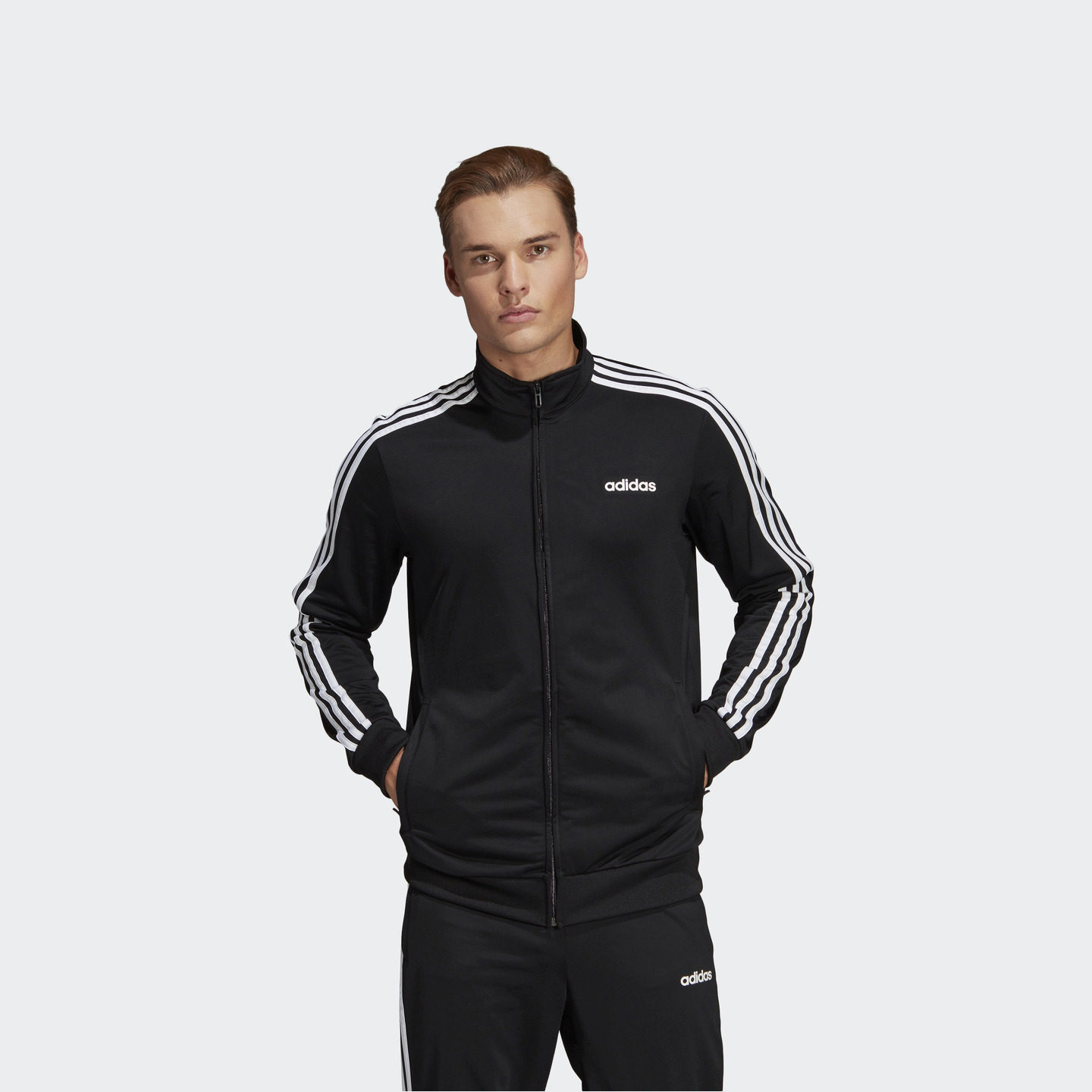 休闲舒适三条纹立领夹克外套男装秋季adidas阿迪达斯官方轻运动,淘宝优惠券,粉丝福利购,淘宝优惠卷