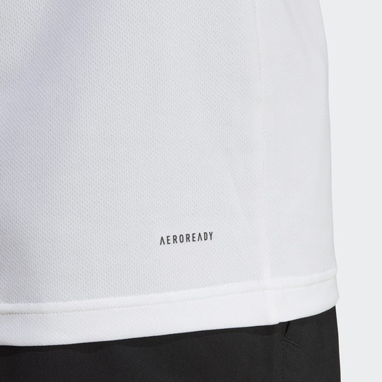 Adidas men's quick-drying tennis short-sleeved POLO shirt