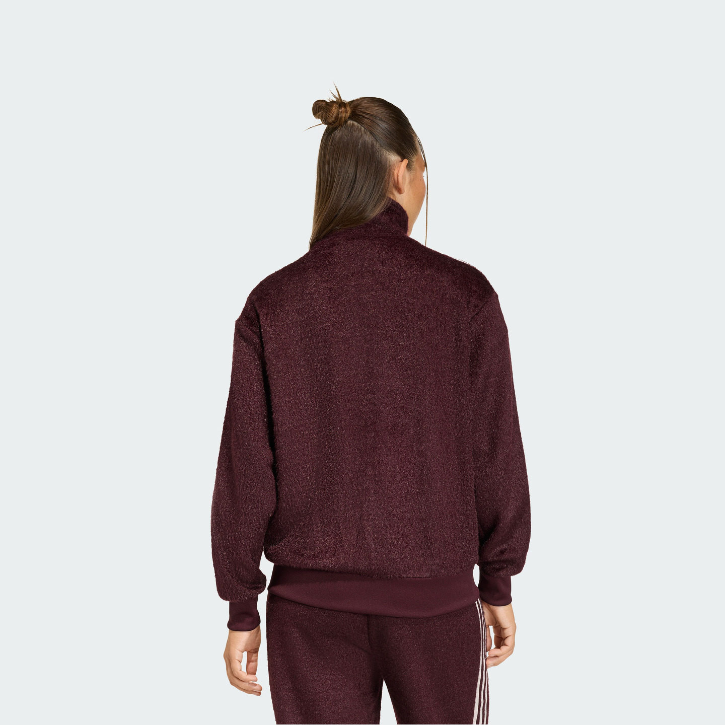 双面针织柔软舒适时尚宽松运动夹克外套女装adidas阿迪达斯三叶草,淘宝优惠券,粉丝福利购,淘宝优惠卷