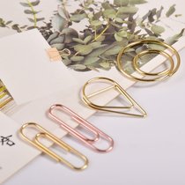 Flowers Back to shape Needle pin bookmarking Quit pin cute metal File Paper clip Finance Back to line Needle difference pin fastening pin