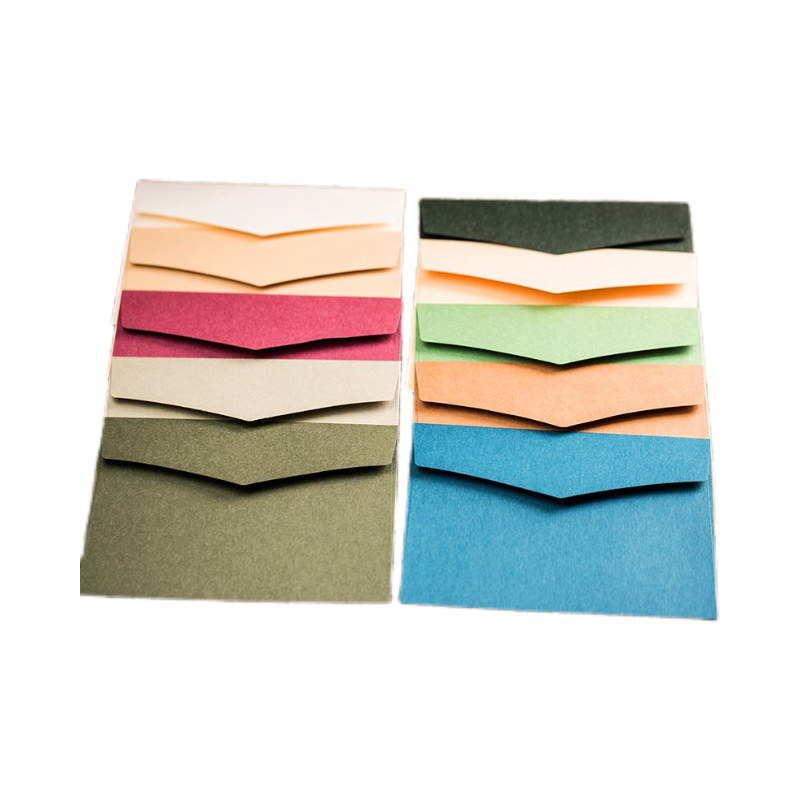 纯色复古羊绒空白信封信纸套装高档贺卡简约西式邀请函高级ins风 - 图3