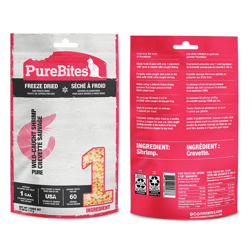 贝多芬宠物美国进口冻干猫零食PureBites璞百滋猫咪鸭肝吞拿鱼虾,淘宝优惠券,粉丝福利购,淘宝优惠卷