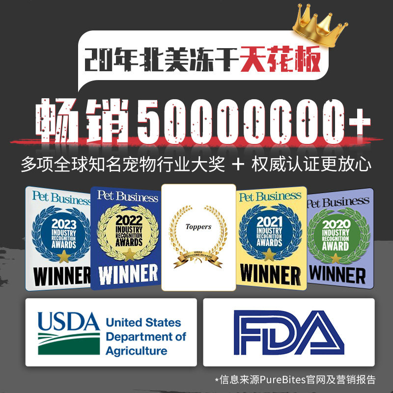 贝多芬宠物美国进口冻干猫零食PureBites璞百滋猫咪鸭肝吞拿鱼虾,淘宝优惠券,粉丝福利购,淘宝优惠卷