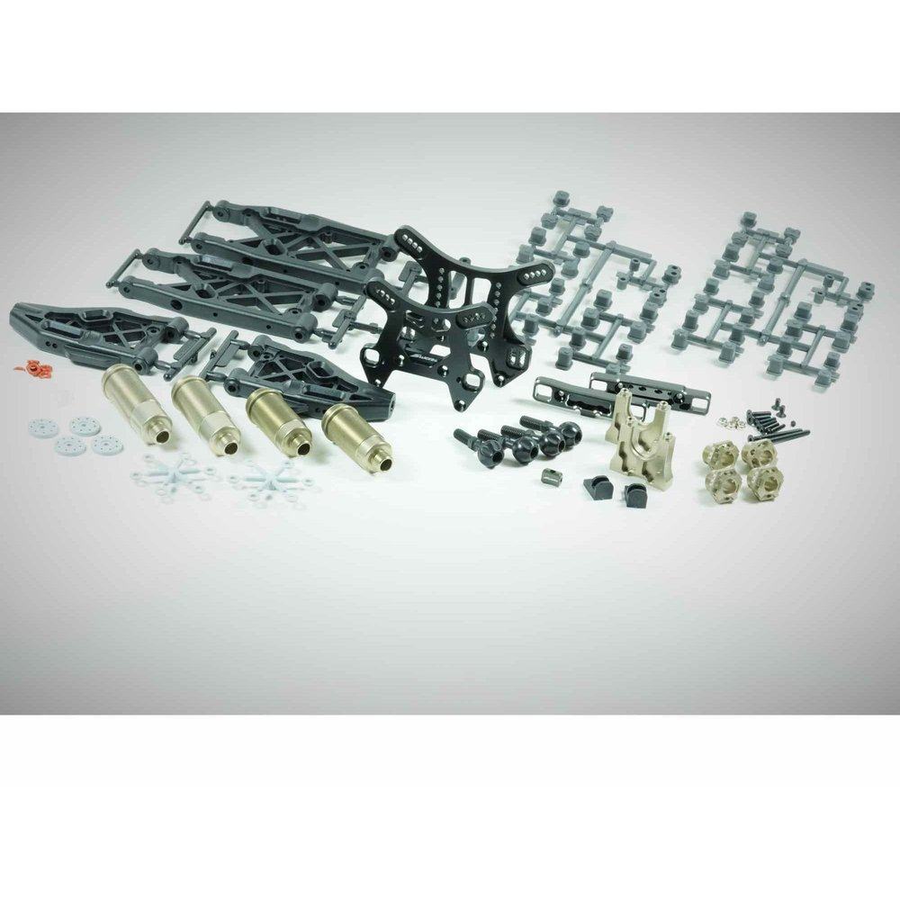 SWORKz S35-4 1/8遥控竞赛引擎越野车KIT车架WE世界版SW-910035WE-图1