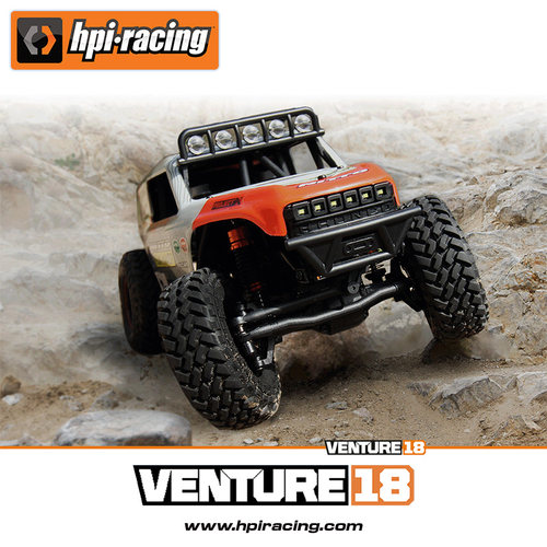 HPI venture仿真1/18 U4福特烈马4400四驱遥控电动有刷越野攀爬车 - 图3
