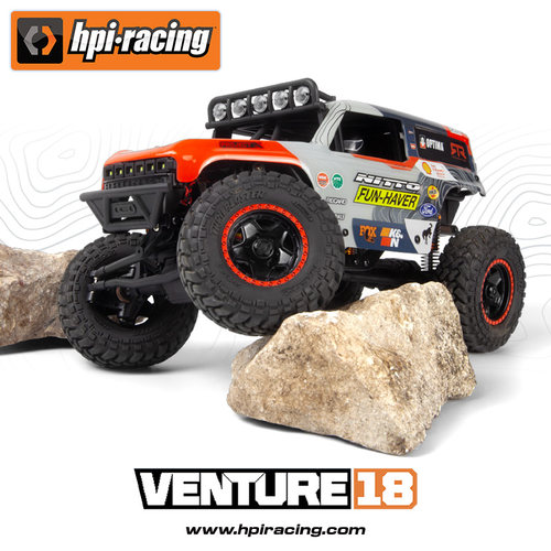 HPI venture仿真1/18 U4福特烈马4400四驱遥控电动有刷越野攀爬车 - 图2