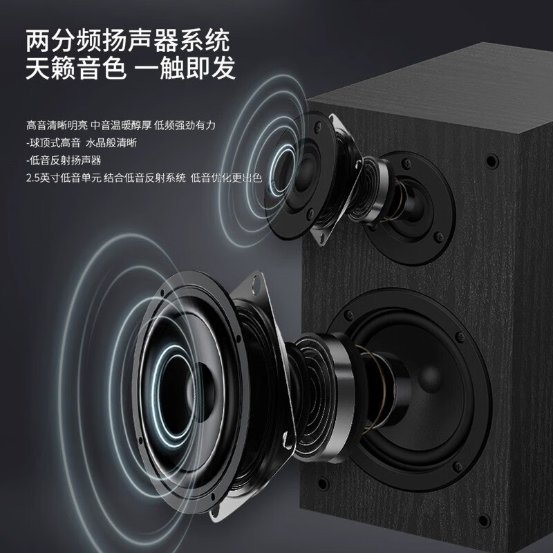 Philips/飞利浦 TAM6509无线蓝牙CD播放机组合音响家用桌面音箱 - 图1