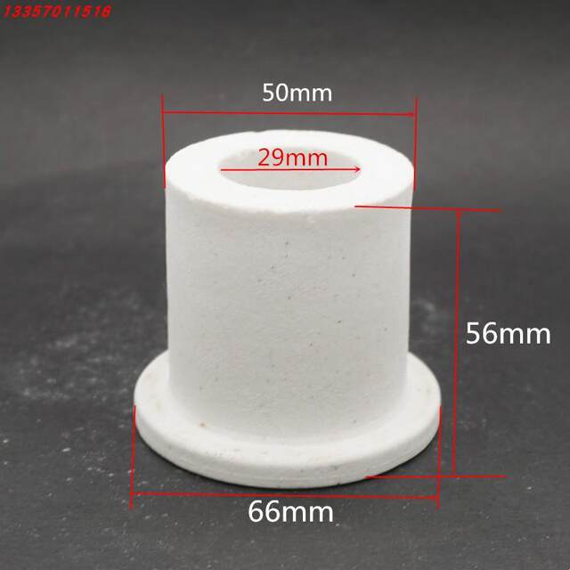 High temperature resistant ceramic bushing insulated porcelain head