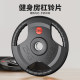 Electroplated dumbbell plate, cast iron barbell plate, 10KG hand-grabbed rocker arm weight plate, small hole carrying bell plate, large hole universal plate