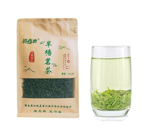 湖南汝城旱塘清香惠茶叶散装炒青绿茶2026新茶特级浓香型便宜200g - 图3