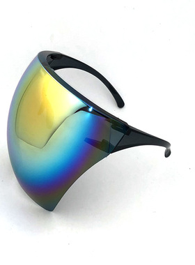 透明个性风防飞沫一体式太阳镜