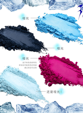 放逐乐园蓝紫温差四色眼影盘