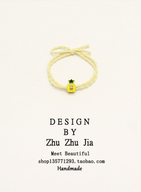 发圈少女草莓发绳可爱扎头皮筋
