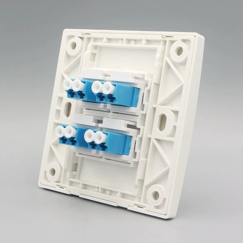 86 Type Four -Mouth Fibre Panel содержит LC Flange Plant Coubling 4 -бит оптического сетевого кабеля широкополосный сетевой сетевой розет