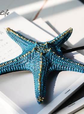 地中海风格蓝色卧室客厅精品摆件