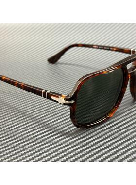 Persol PO3328S 24 31棕色棕色绿色男士55 mm太阳眼镜
