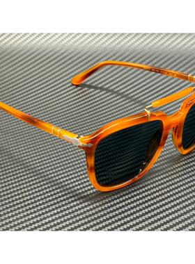 Persol PO0203S 960 R5条纹棕色蓝色中性57 mm太阳眼镜