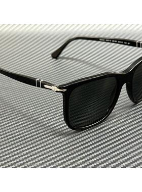 Persol PO3357S男女太阳眼镜95 58 RENZO黑色绿色偏光中性