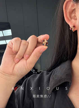 【方糖麻花耳扣】【小众设计感】