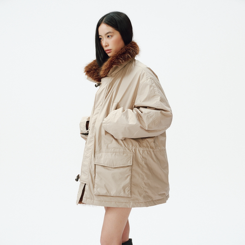 roaringwild a arch 咆哮野兽 高蓬松90白鸭绒派克毛领羽绒服冬季 - 图2