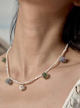 巴洛克珍珠复古项链原创小众