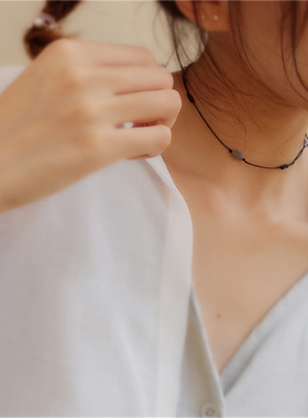 仲夏蓝光许愿迷你文艺风细小蜡绳