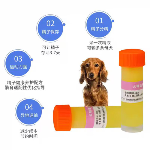 倍特双犬精子营养液犬精保存营养液稀释液保鲜运输犬精子运输 - 图2