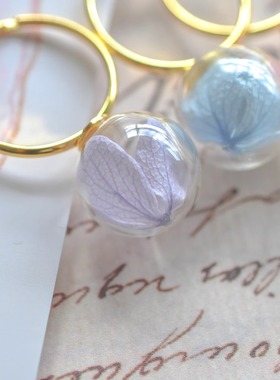 永生花手工戒指戒圈RanRan小众