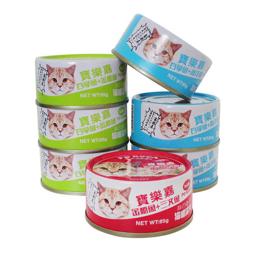 宝乐嘉猫罐头英短猫零食专用德罐整箱纯肉处方猫咪增肥营养85g*24 - 图2