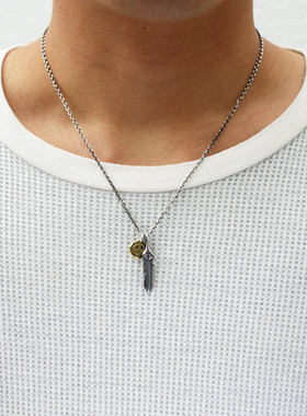 JAMHOMEMADE日本制羽毛项链